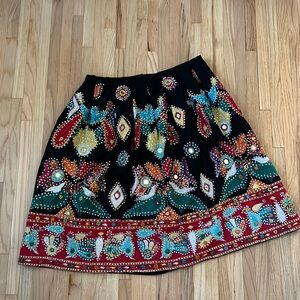 Vintage Colorful Destination Other Embroidered skirt size M/L